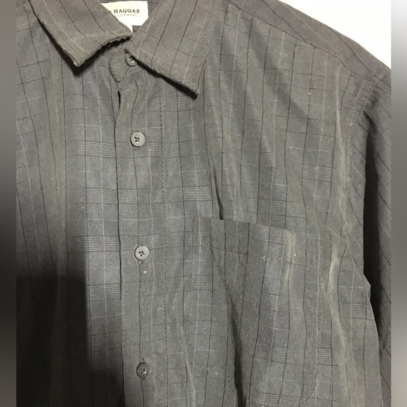 HAGGAR CLOTHING short sleeve button down - Picture 2 of 4